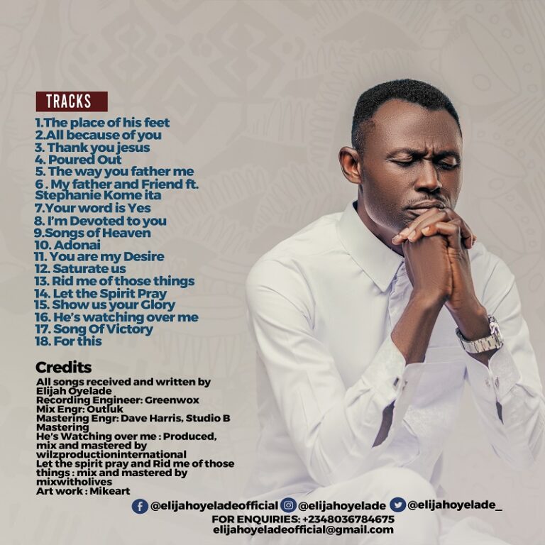 New Music – Elijah Oyelade  ‘Songs of the Spirit’