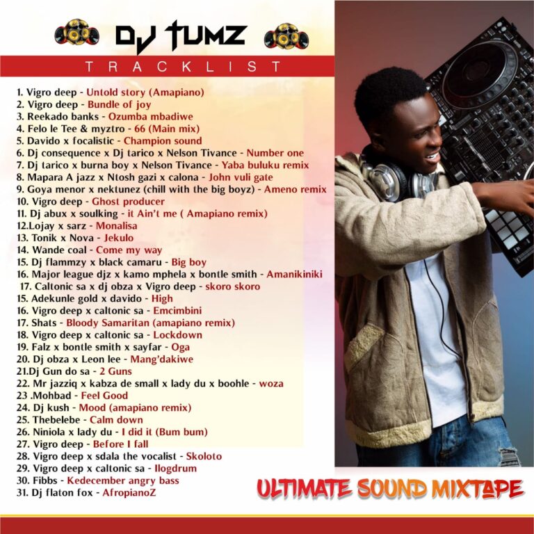 New Mixtape –  DJ Tumz   ‘The Ultimate Sound Vol 1.