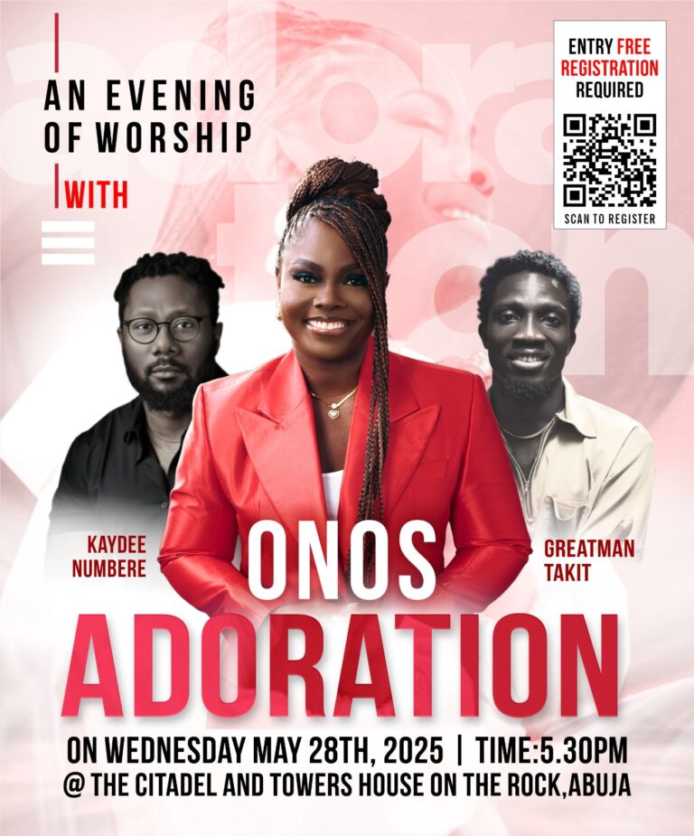 New Event – Adoration – Onos Ariyo’s 2025 Worship Series