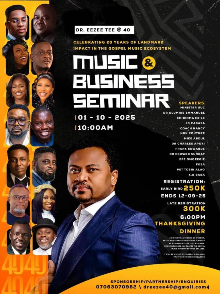 New Event – After the Silence Comes A Sound – Dr. EeZee Tee Marks  & Mega Music Business Seminar